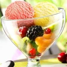coppa gelato frutta